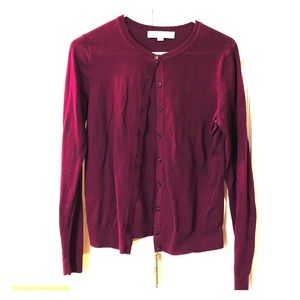 Plum cardigan